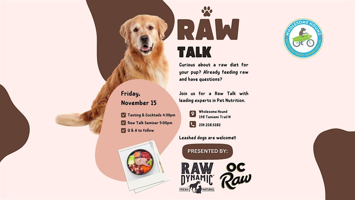 Raw Dog Food Talk