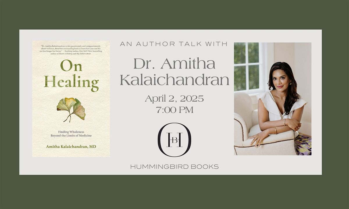 An Evening with Dr. Amitha Kalaichandran and Dr. Sally Ourieff