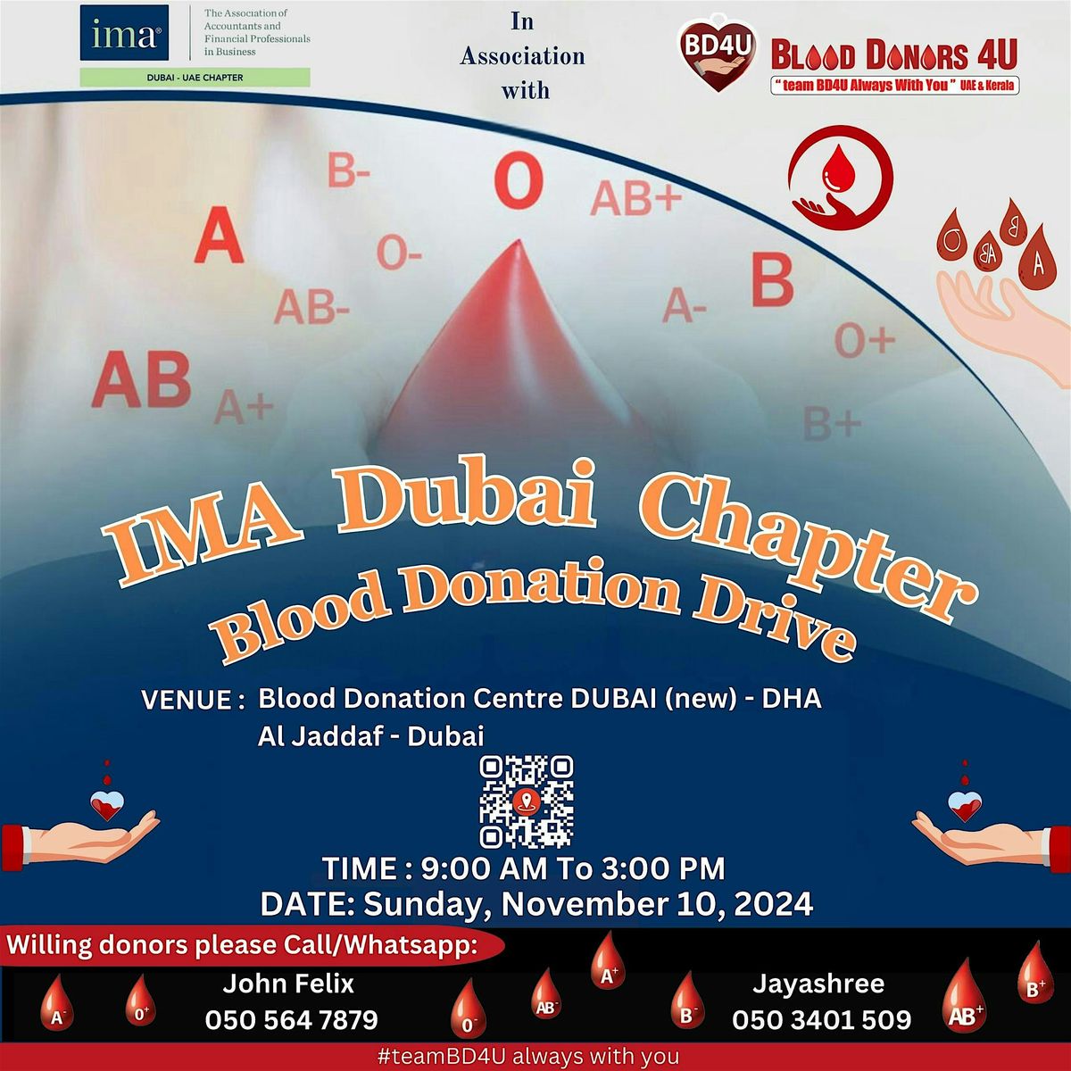 IMA Dubai Chapter - Blood Donation Drive