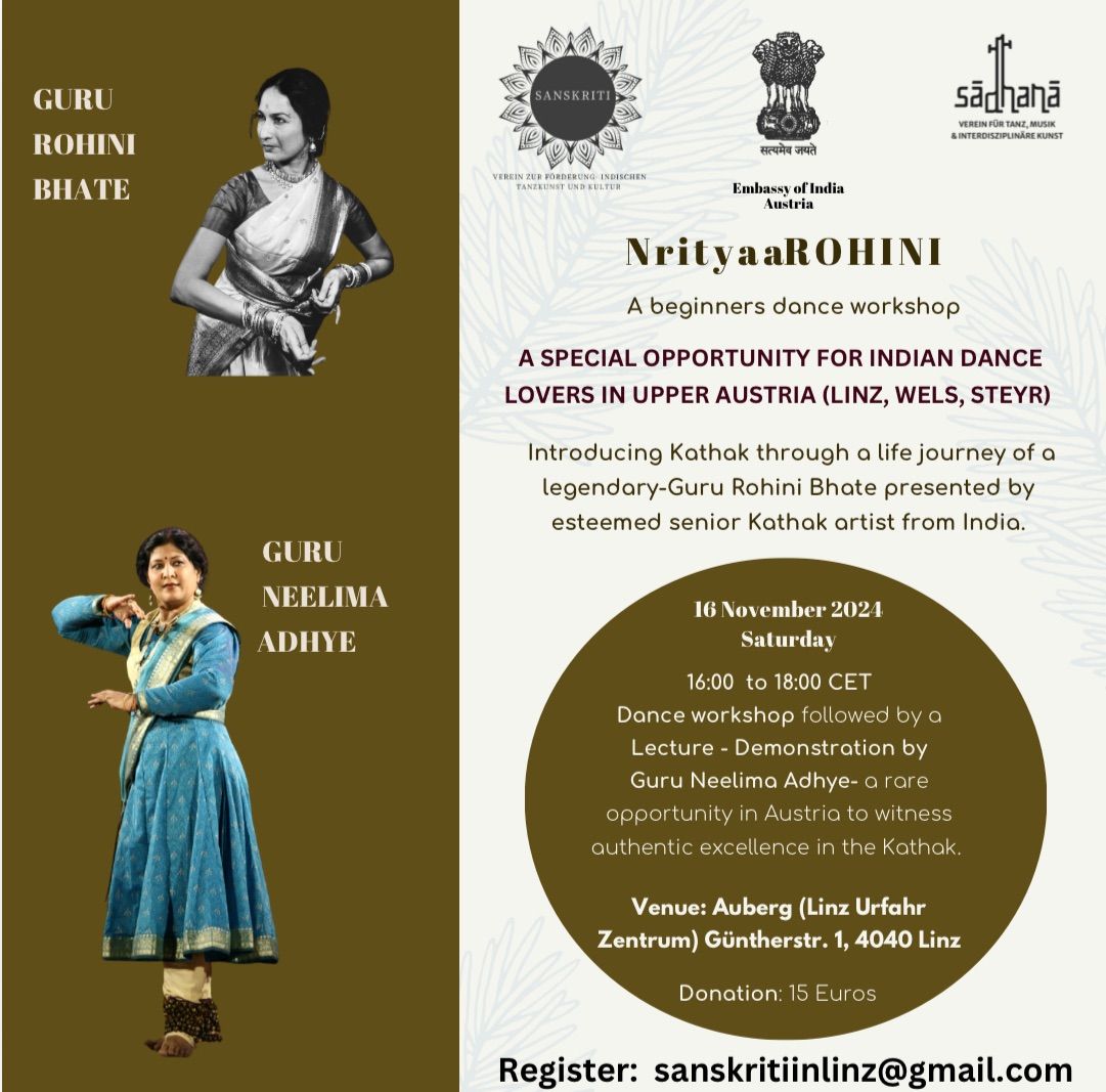 Workshop and demonstration: Indian Dance Kathak 