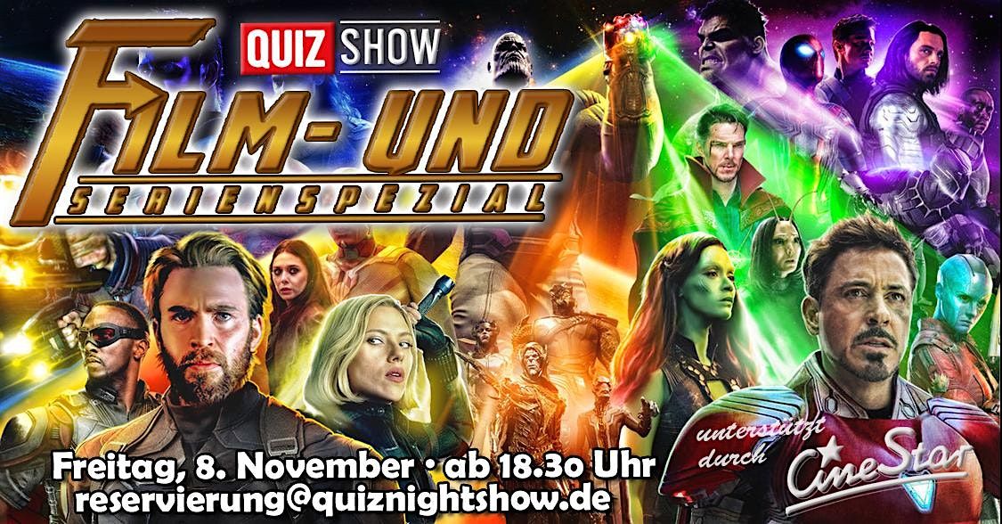 Quiz Night Show #490 \/\/ Film- und Serienspezial