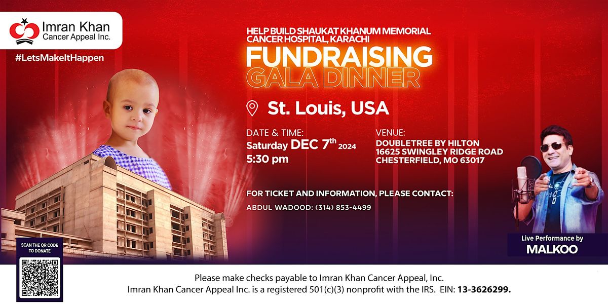 Shaukat Khanum Fundraising Gala Dinner in Saint Louis, USA