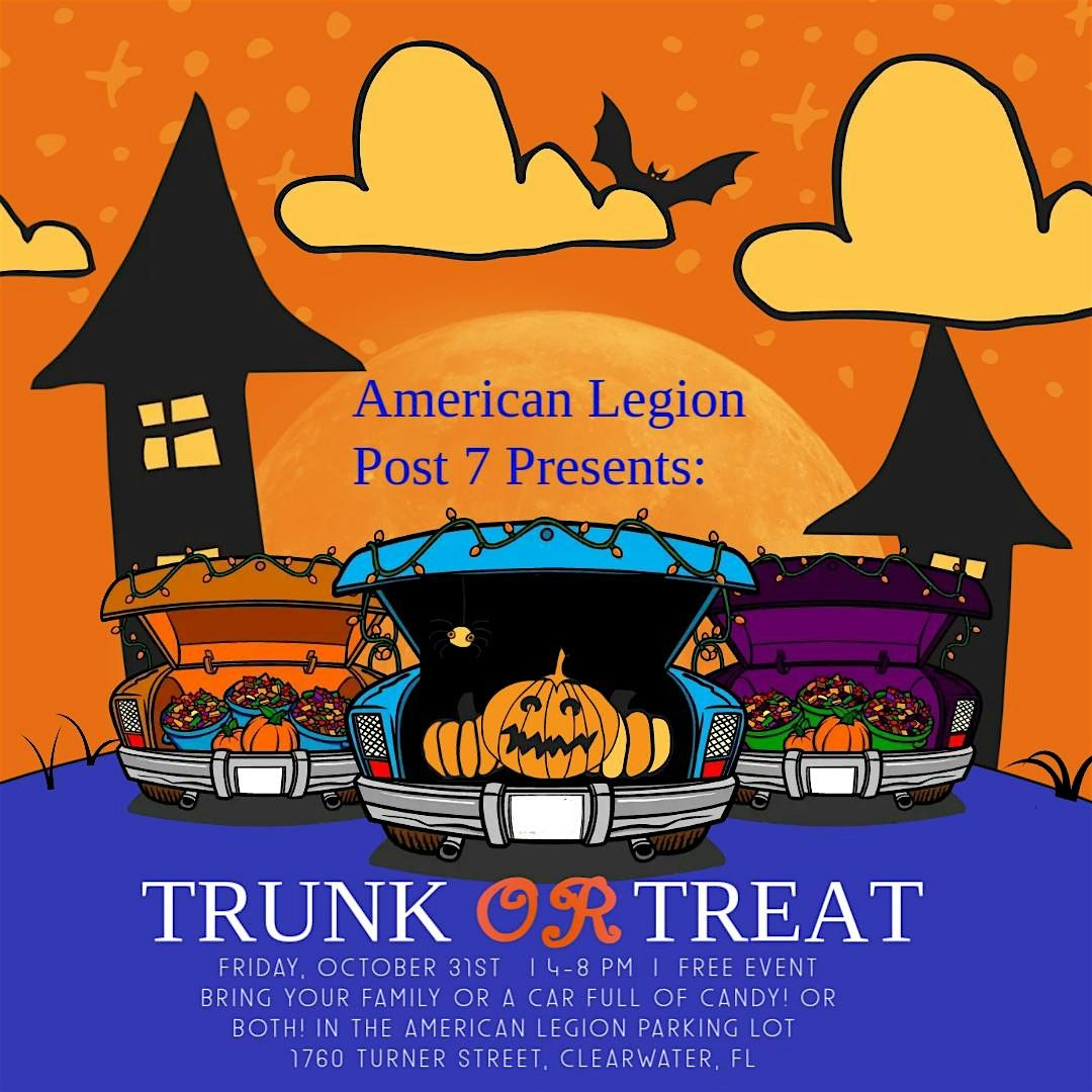 Trunk or Treat at the American Legion!
