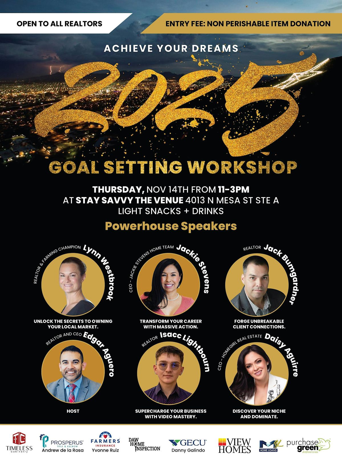 Achieve Your Dreams 2025 Goal Setting Workshop