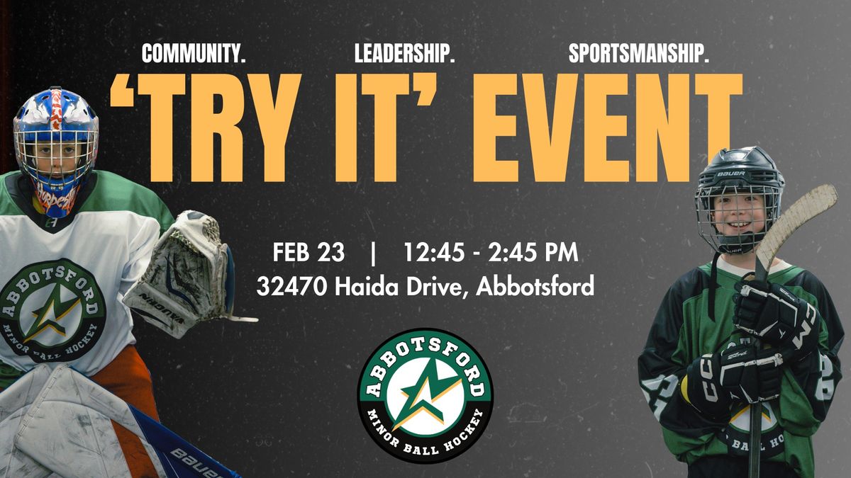 'Try it' Event | Abbotsford Minor Ball Hockey (AMBHA)