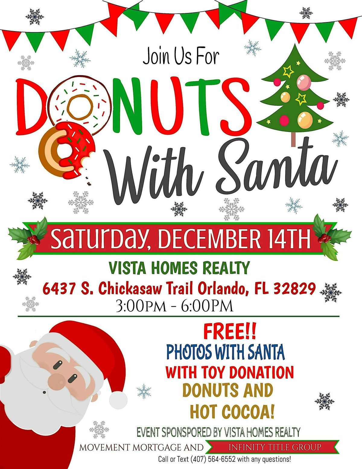 Donuts with Santa