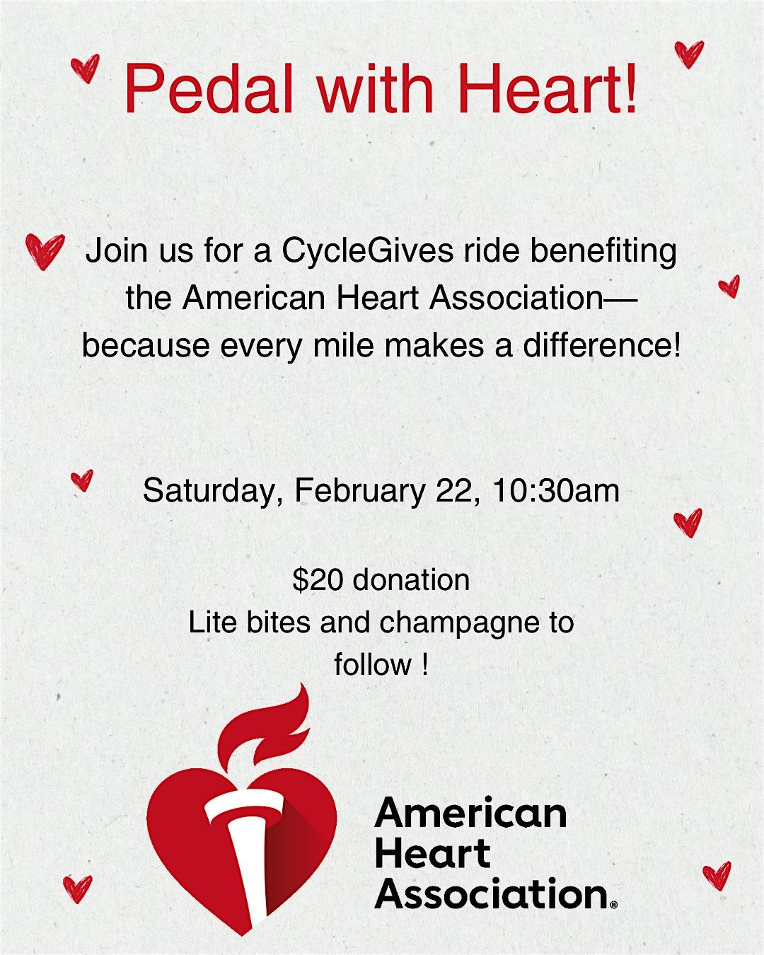 CYCLEGIVES X AHA