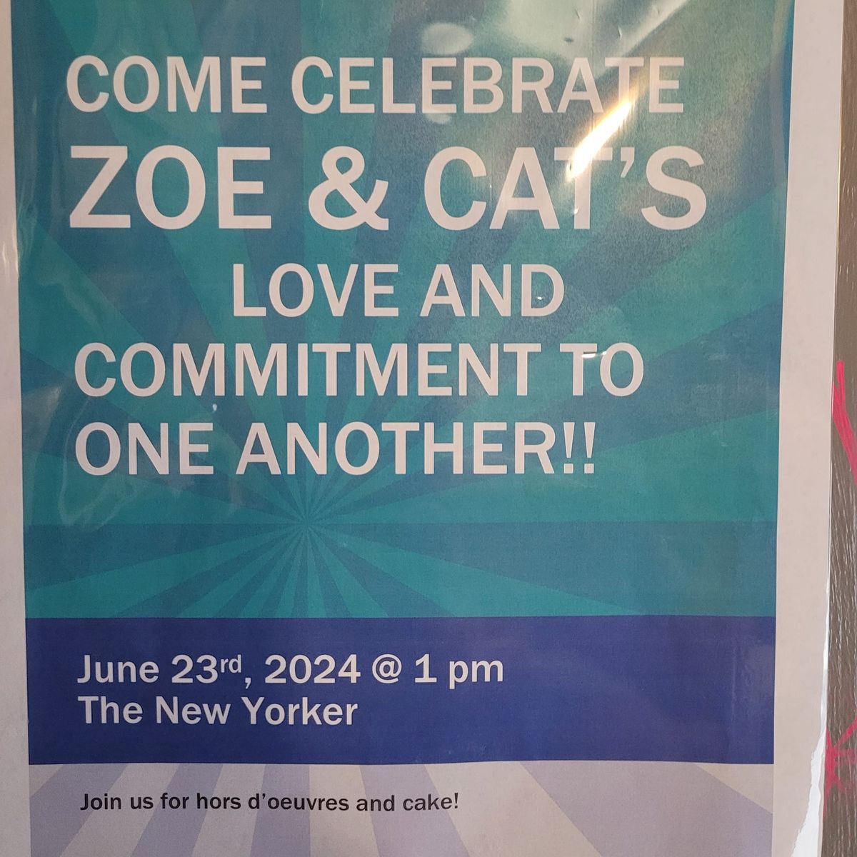 Zoe and Cat's Commitment Ceremony 