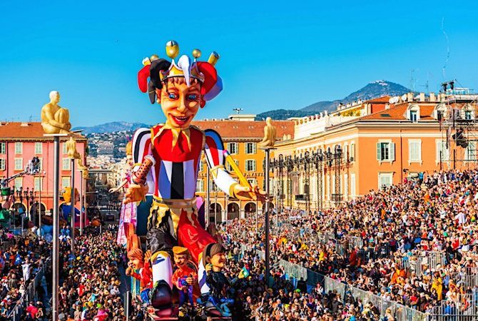 CARNAVAL DE NICE ET FETE DES CITRONS A MENTON au d\u00e9part de Troyes