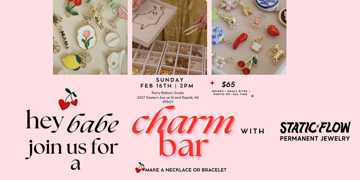 Galentine's Day Charm Bar