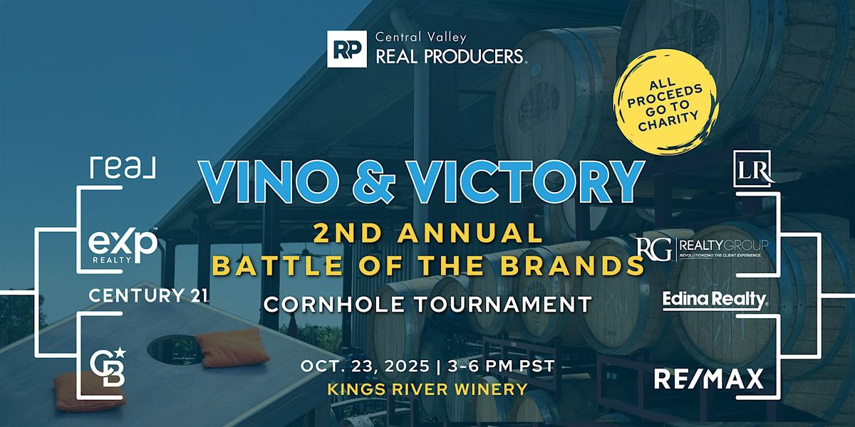 "Vino and Victory" 2nd Annual Battle of the Brands Corn Hole Tournament