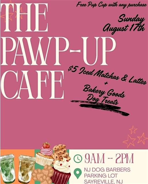 The Pawp-Up Cafe by Vainas Bakery x NJ Dog Barbers