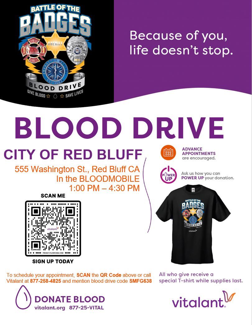 Battle of the Badges - Blood Drive