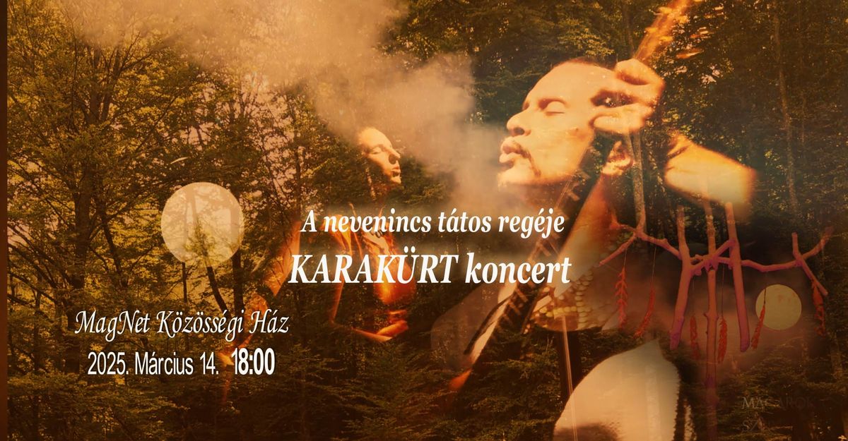 KARAK\u00dcRT koncert - Budapest - A nevenincs t\u00e1tos reg\u00e9je