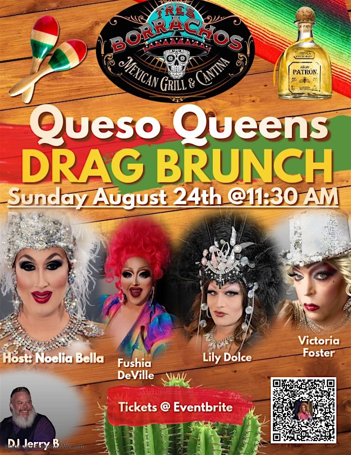 Lipgloss & Lashes Drag Brunch presents Queso Queens!