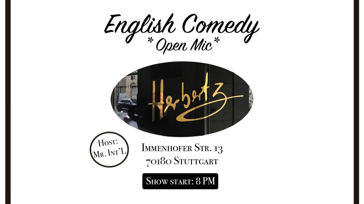 Herbertz English Comedy - Stand-Up Open Mic