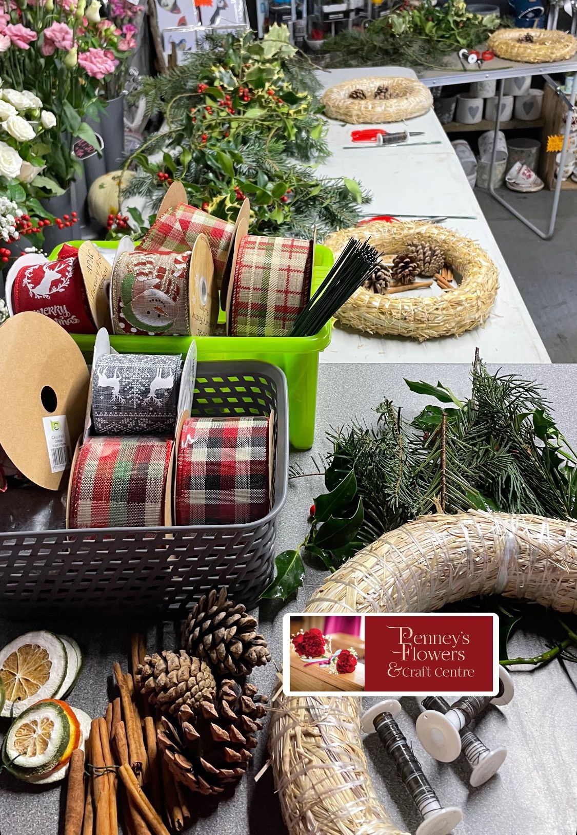 Christmas wreath workshop 