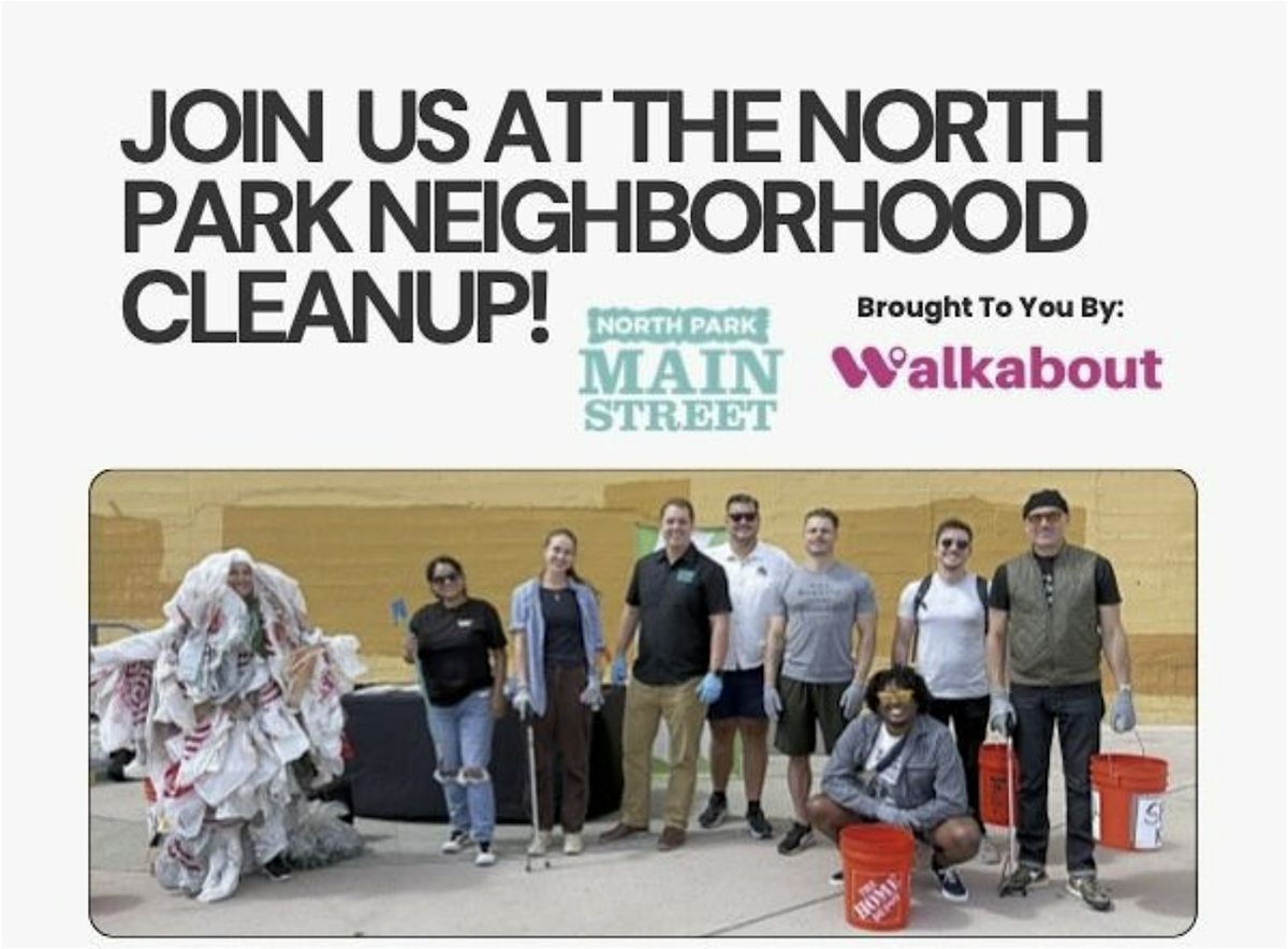 North Park Community Cleanup Powered by Walkabout
