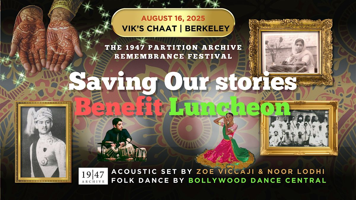 SAVING OUR STORIES: Benefit Luncheon (Remembrance Festival 2025)