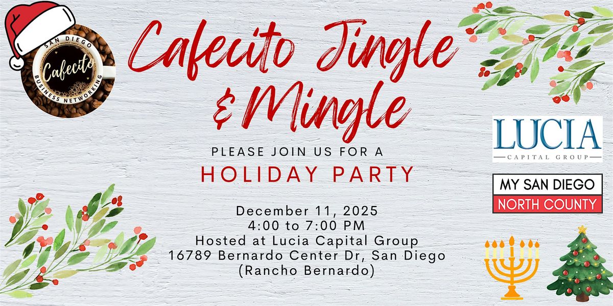 Cafecito Holiday Mixer 2025