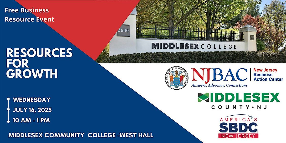 Middlesex County Resources for Growth