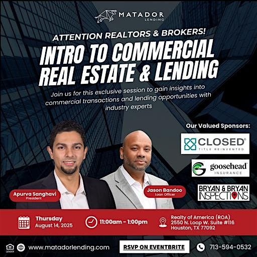 Intro to Commercial Real Estate & Lending