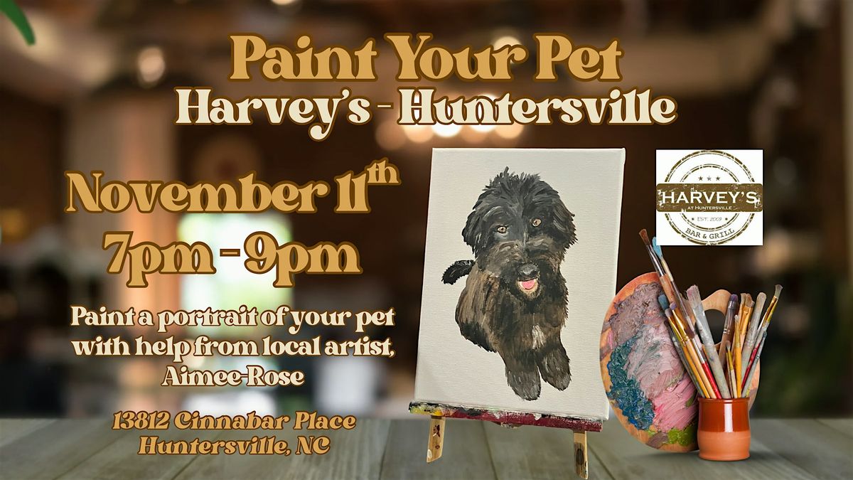 Paint Your Pet @ Harvey's Huntersville