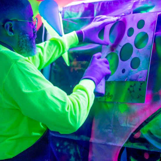 ATLiens: Black Light Street Art Workshop