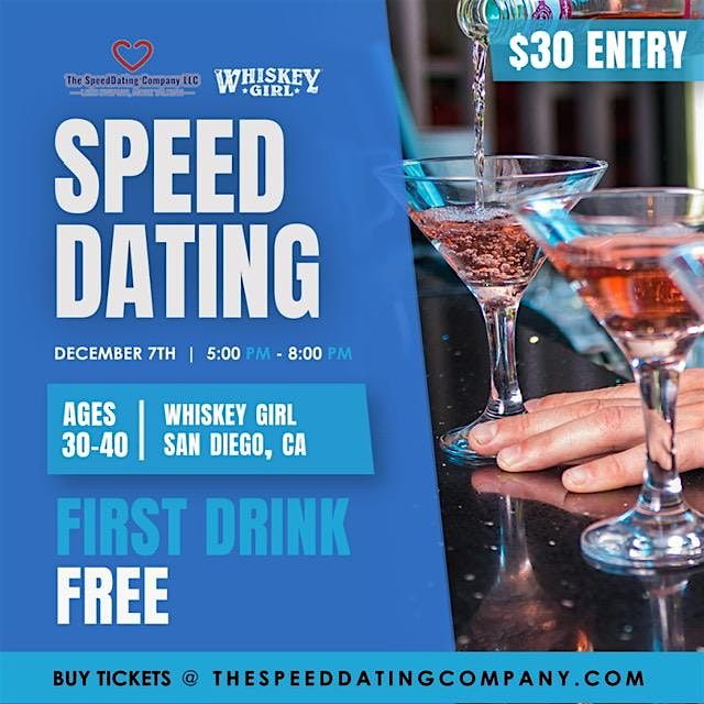 SPEED DATING | 30-40, First Drink Free!