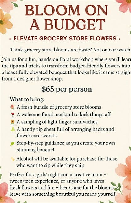 Bloom on a Budget \u2013 Elevate Grocery Store Flowers