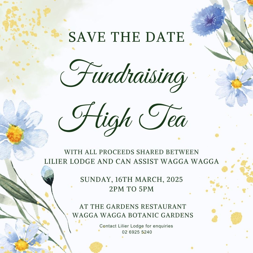 Lilier Lodge & Can Assist Wagga Fundraising High Tea