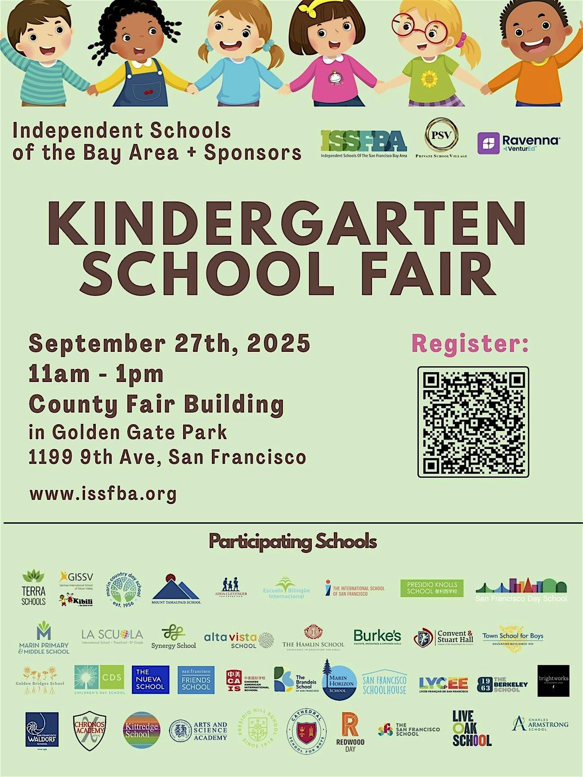 Independent Schools of the Bay Area:  SF Kindergarten Admissions Fair