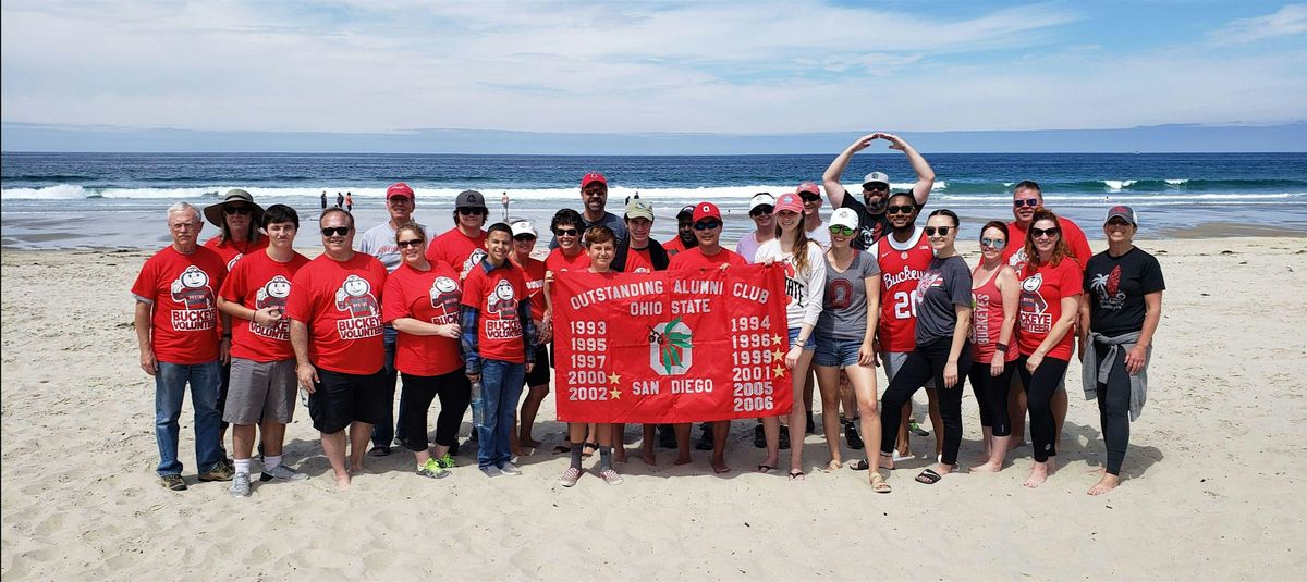 SD Buckeyes Pacific Beach Clean Up 2025