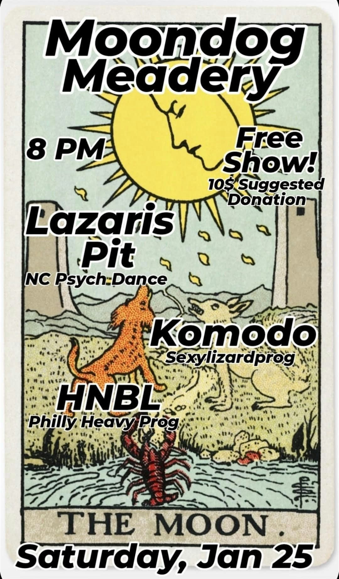 FREE METAL SHOW: Lazaris Pit, Komodo, HNBL