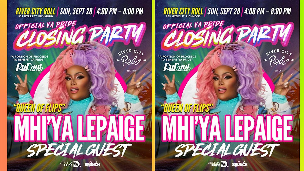 VA Pride Closing Party w\/ Mhi'ya Iman LePaige from RuPaul's Drag Race