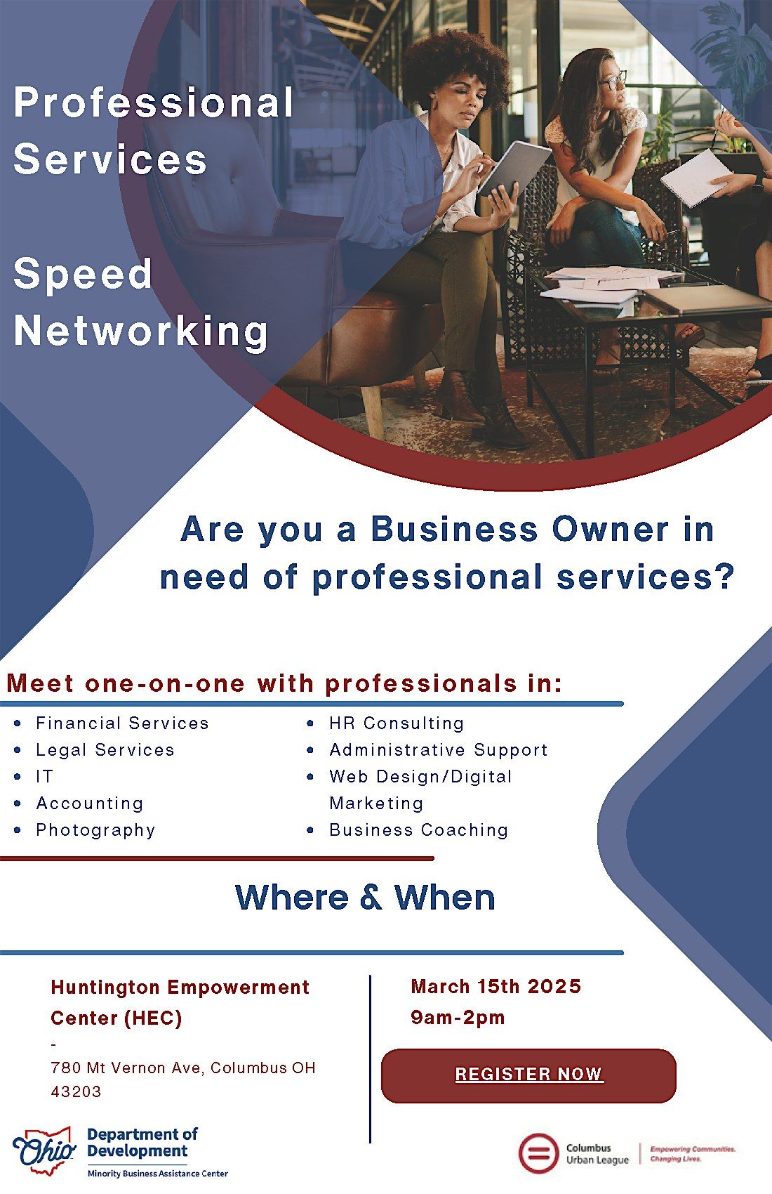 MBAC Professional Services Speed Networking Event