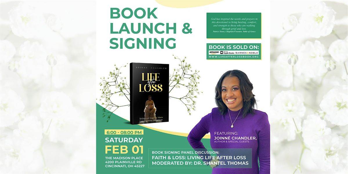 Life After Loss: Launch Event, Book Signing & Community Panel