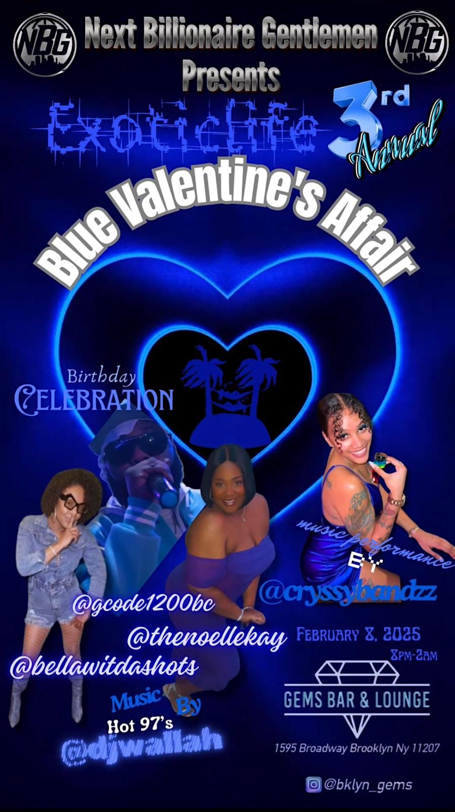 Exoticlife Blue Valentine's Affair