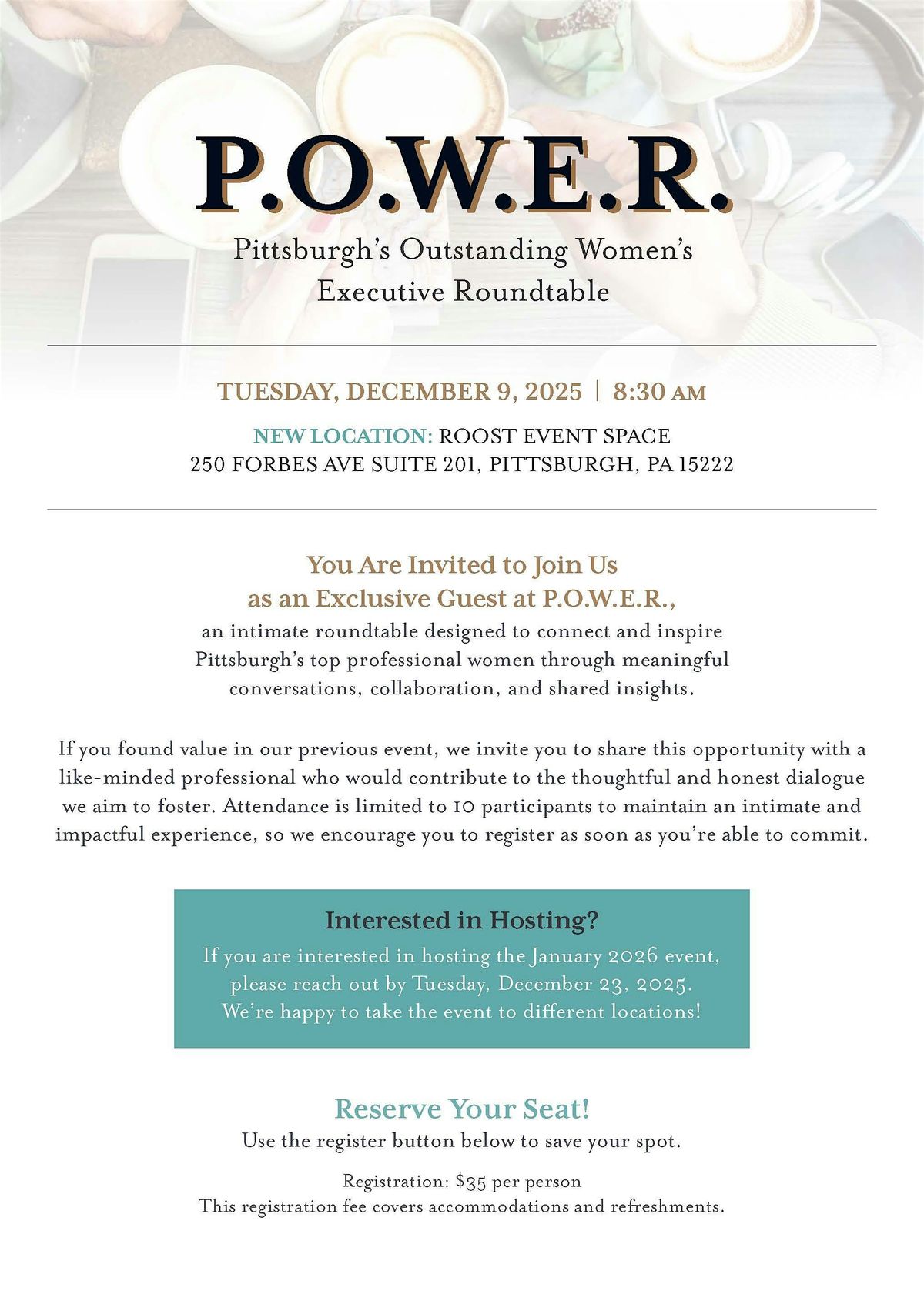 P.O.W.E.R. - Pittsburgh's Outstanding Women's Executive Roundtable