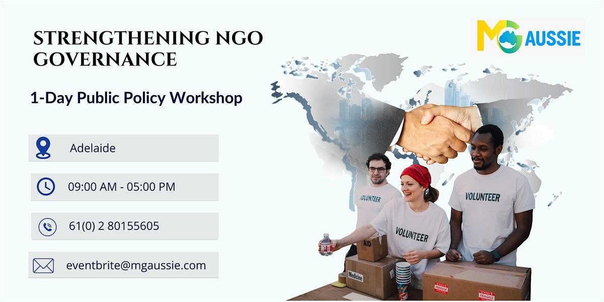 Strengthening NGO Governance: 1- Day Public Policy Workshop in Adelaide
