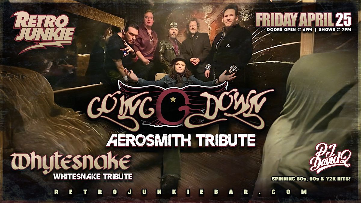 GOING DOWN (Aerosmith Tribute) & WHYTESNAKE (Whitesnake Tribute)... LIVE!