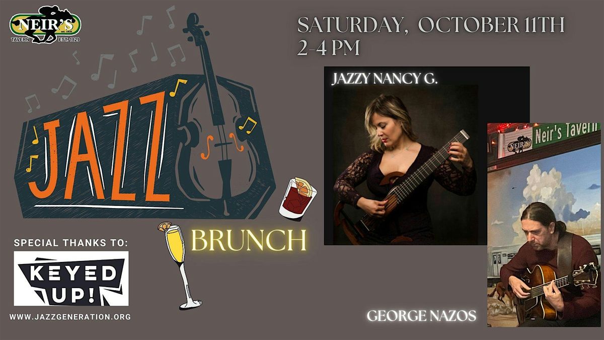 JAZZ BRUNCH FEATURING JAZZY NANCY G. + GEORGE NAZOS