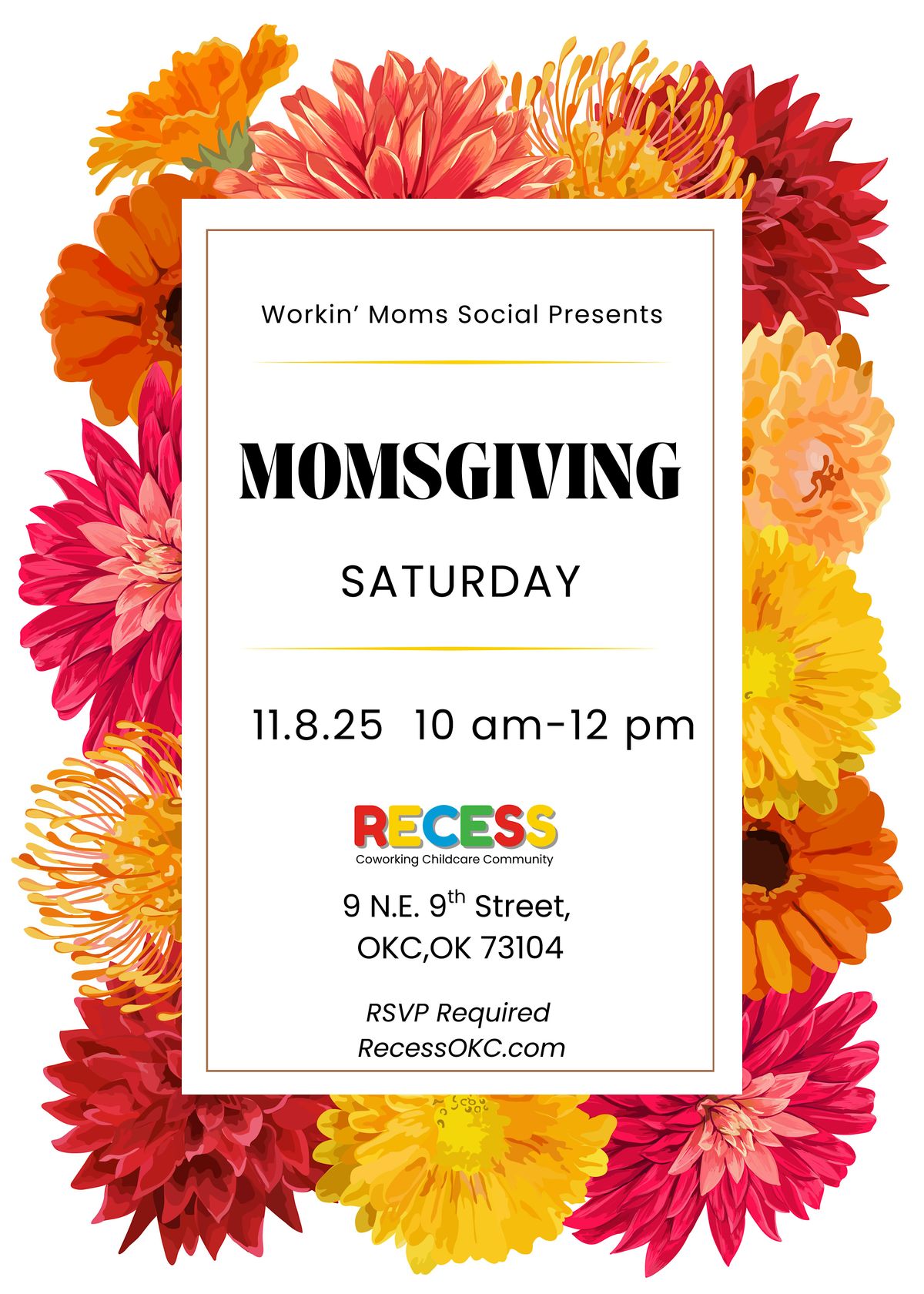 Momsgiving at Recess