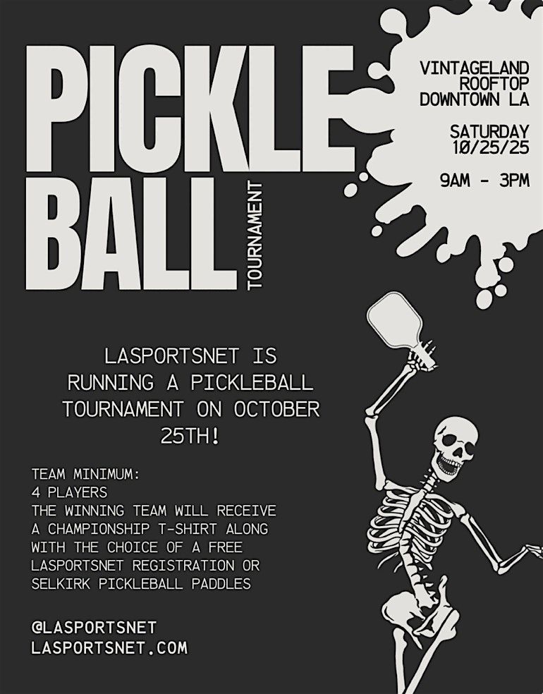 LASN Pickleballoween Smash Tournament