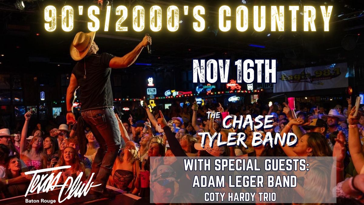 The Chase Tyler Band With Special Guest: Adam Leger & Coty Hardy 