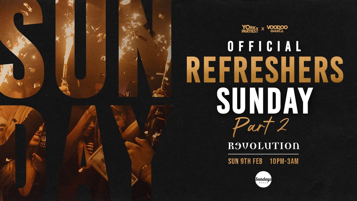 SUNDAY REVS Refreshers Special Part 2 \ud83c\udf89