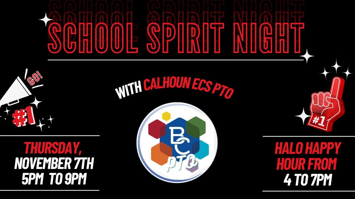 School Spirit Night - Calhoun ECS PTO