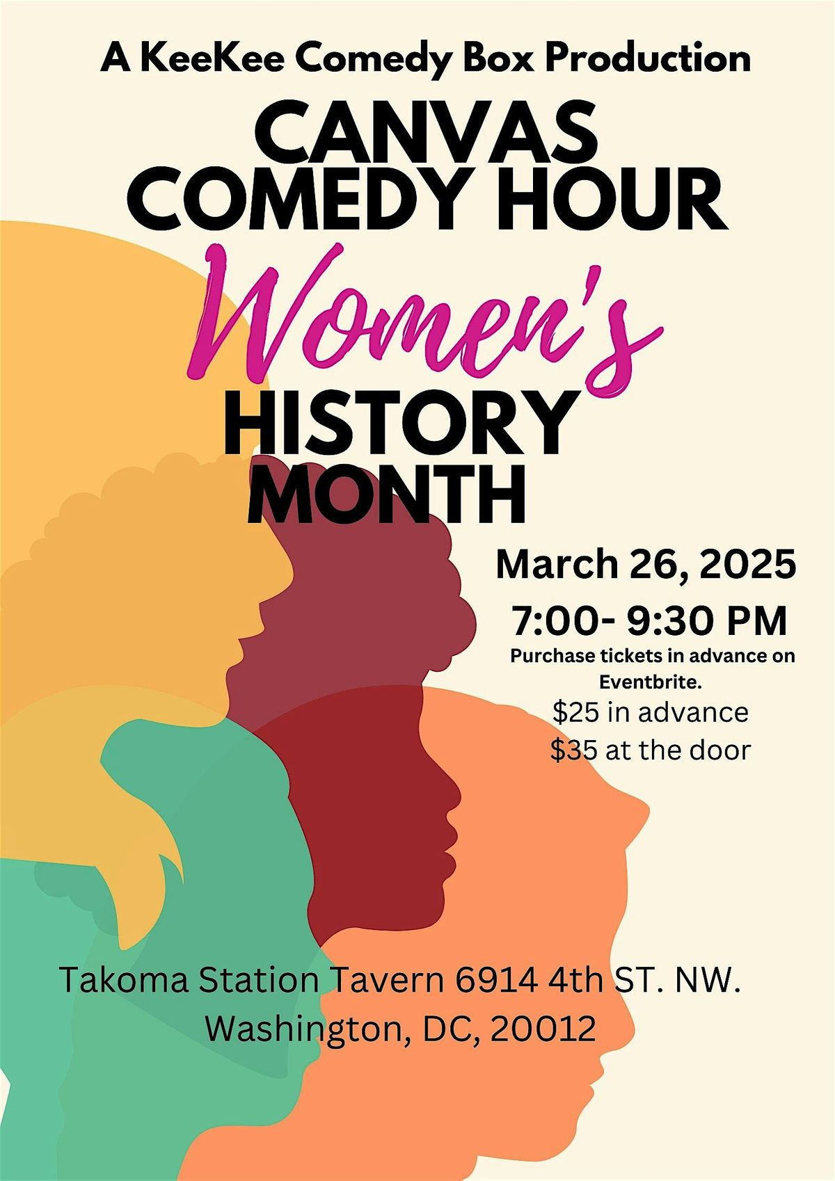 Women's History Month: Canvas Comedy Hour