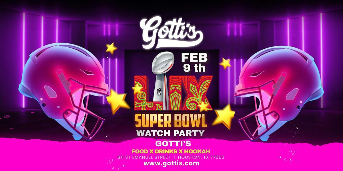 Gotti's Superbowl Day Party Downtown