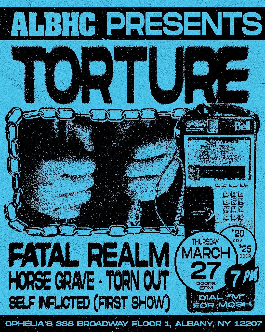 Torture & Fatal Realm @ Ophelia\u2019s - ALBHC